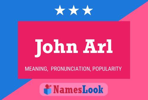 Póster del nombre John Arl