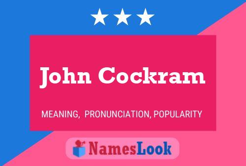 Póster del nombre John Cockram