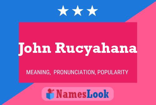 Póster del nombre John Rucyahana