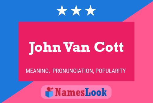 Póster del nombre John Van Cott