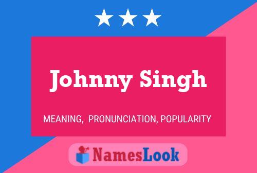 Póster del nombre Johnny Singh