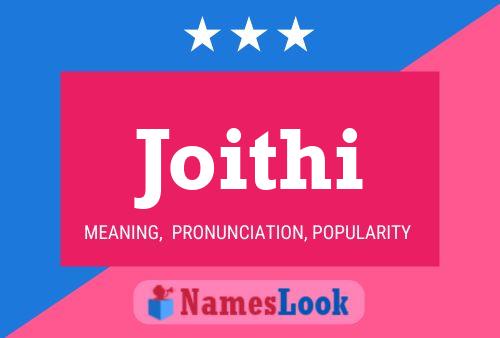 Póster del nombre Joithi