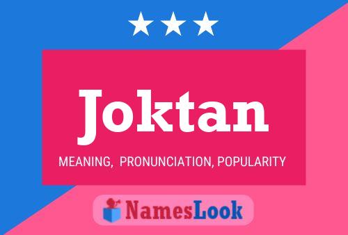 Póster del nombre Joktan