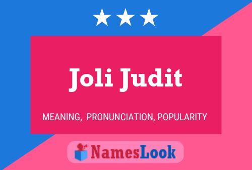 Póster del nombre Joli Judit