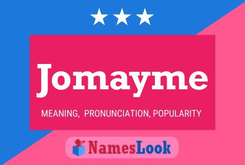 Póster del nombre Jomayme