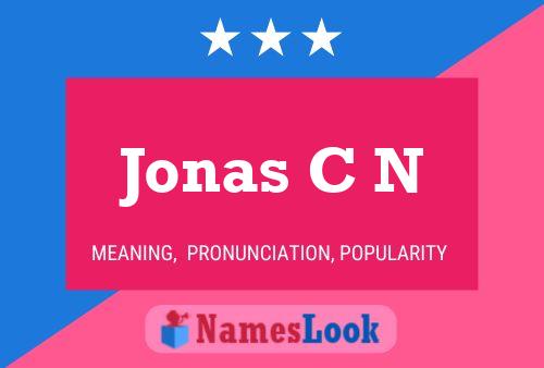 Póster del nombre Jonas C N