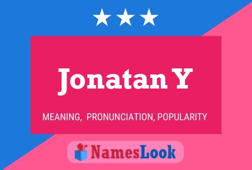 Póster del nombre Jonatan Y