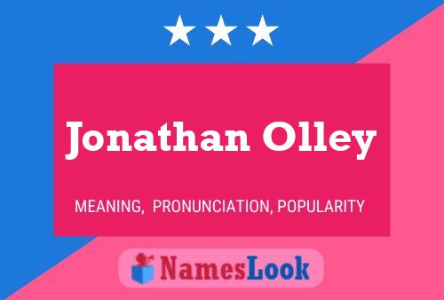 Póster del nombre Jonathan Olley