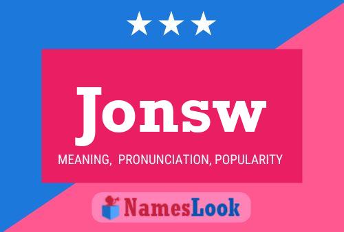 Póster del nombre Jonsw