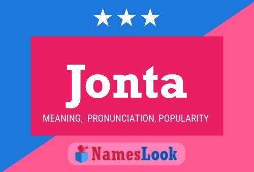 Póster del nombre Jonta