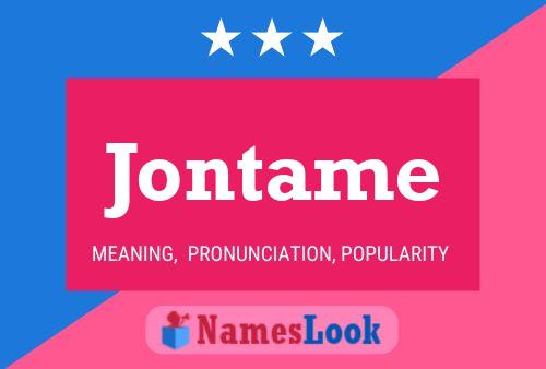 Póster del nombre Jontame