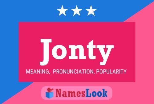 Póster del nombre Jonty