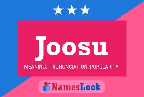 Póster del nombre Joosu