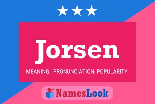 Póster del nombre Jorsen