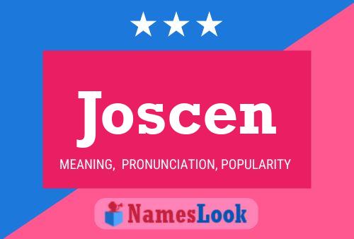 Póster del nombre Joscen