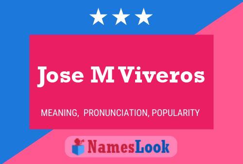 Póster del nombre Jose M Viveros