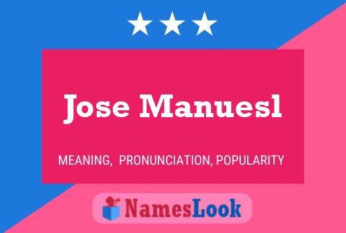 Póster del nombre Jose Manuesl