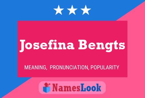 Póster del nombre Josefina Bengts