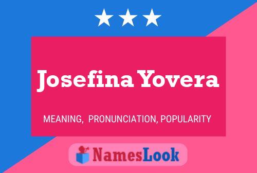 Póster del nombre Josefina Yovera