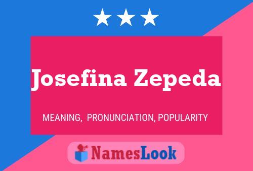 Póster del nombre Josefina Zepeda