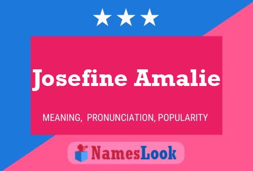 Póster del nombre Josefine Amalie