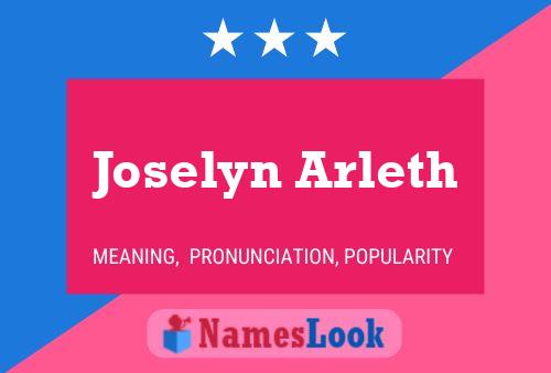 Póster del nombre Joselyn Arleth