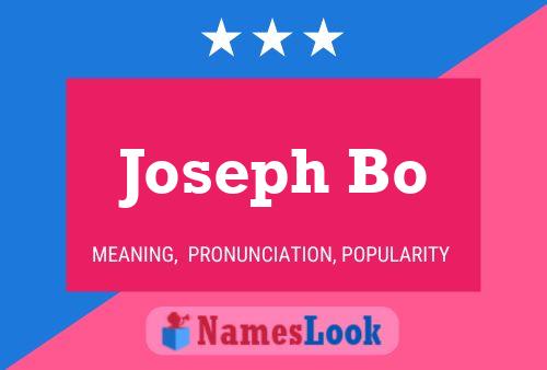 Póster del nombre Joseph Bo