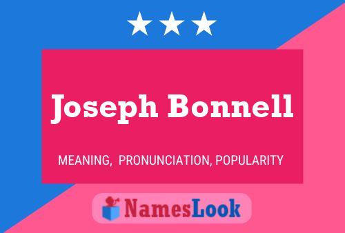 Póster del nombre Joseph Bonnell