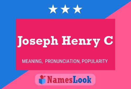 Póster del nombre Joseph Henry C