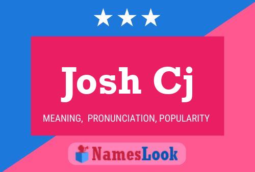 Póster del nombre Josh Cj