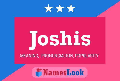 Póster del nombre Joshis