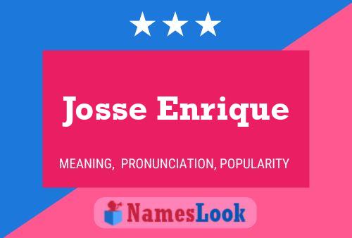 Póster del nombre Josse Enrique