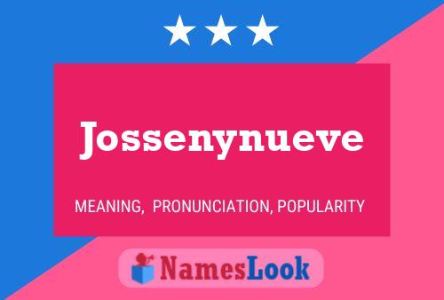 Póster del nombre Jossenynueve