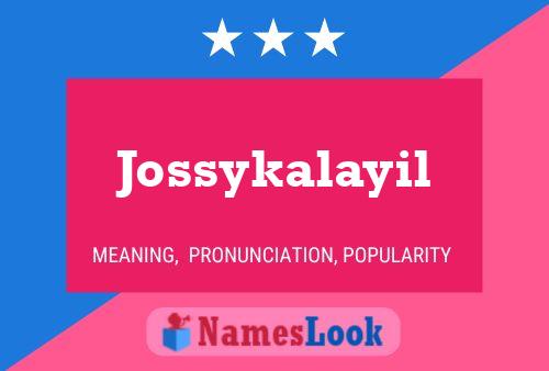 Póster del nombre Jossykalayil