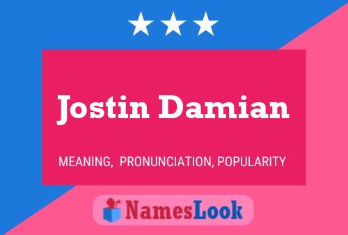 Póster del nombre Jostin Damian