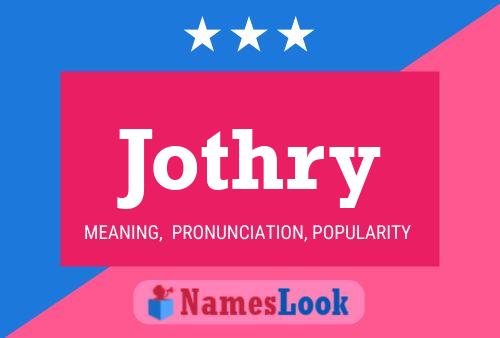 Póster del nombre Jothry