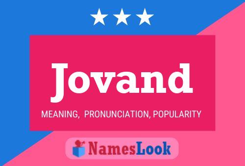 Póster del nombre Jovand