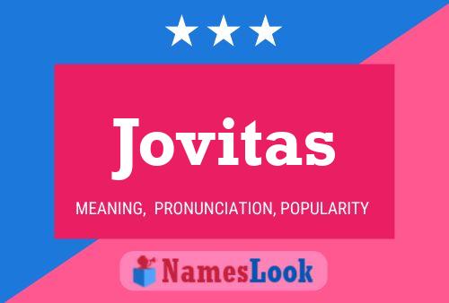 Póster del nombre Jovitas