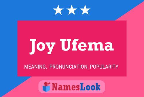 Póster del nombre Joy Ufema