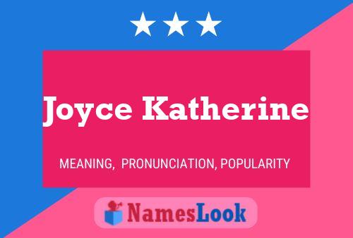 Póster del nombre Joyce Katherine