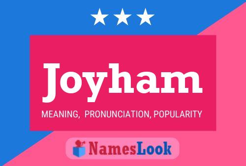 Póster del nombre Joyham