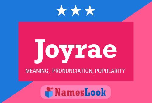 Póster del nombre Joyrae