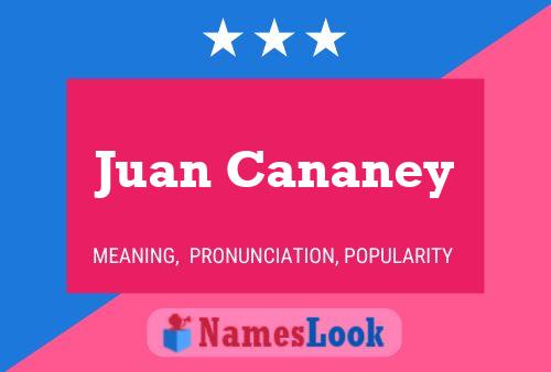 Póster del nombre Juan Cananey