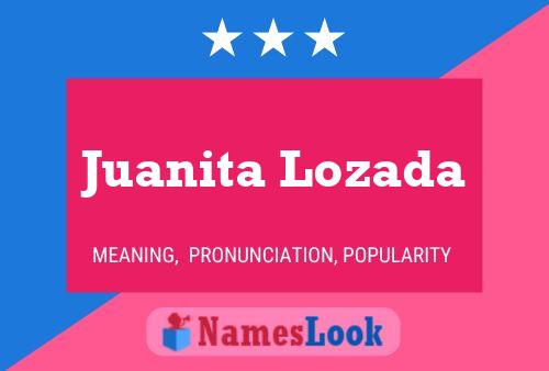 Póster del nombre Juanita Lozada