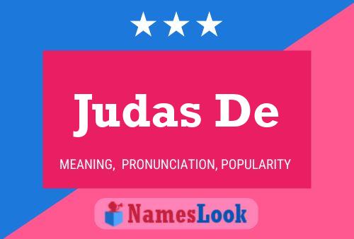 Póster del nombre Judas De