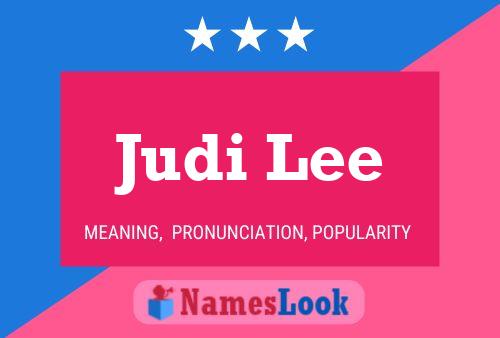 Póster del nombre Judi Lee