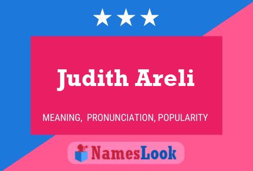 Póster del nombre Judith Areli