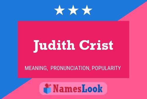 Póster del nombre Judith Crist