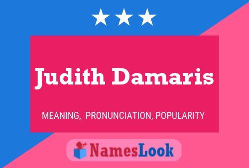 Póster del nombre Judith Damaris