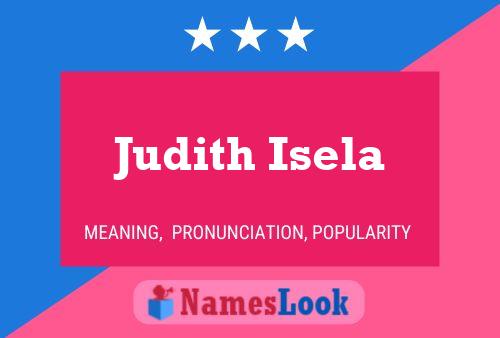 Póster del nombre Judith Isela